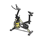 TechFit Cyclette da Camera - Bicicletta Indoor, Cyclette da Camera con Schermo LCD e Portabicchieri, Volano 15kg, Cyclette per Fitness ed Esercizio a Casa, supporto per iPad