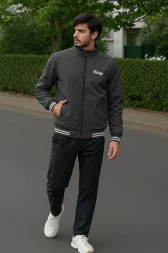 Image of FTX Men Solid Full Sleeve Multicolor Color Regular Fit Windcheater Casual Jacket
