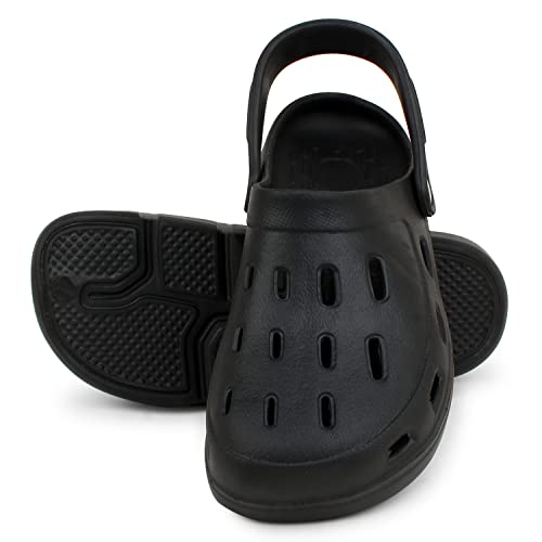 Image of Hygear Men's Omega EVA Clogs | Lightweight | Breathable | Waterproof | Anti-Skid | Comfortable Slip-On Clogs for Men