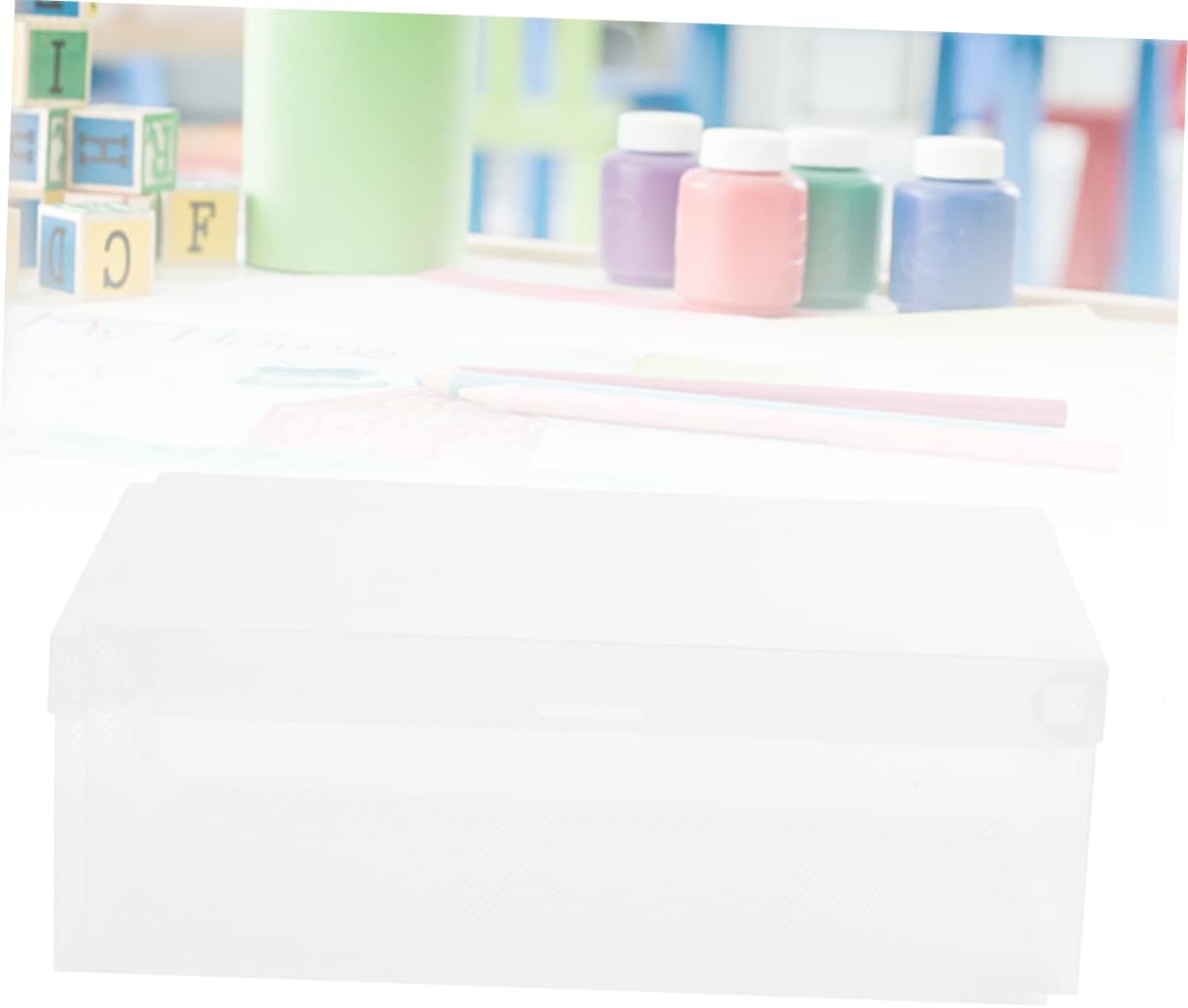 Candy Color Clear Plastic Shoe Storage Box Stackable Organizer for Shoes Versatile Use for Accessories Design for Closet Entryway