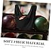LIOOBO Bowling Ball Cleaning Bag with Polishing Lightweight Dual Function Holder for Bowling Accessories Portable Storage Cleaner Grime Removal for Top Condition
