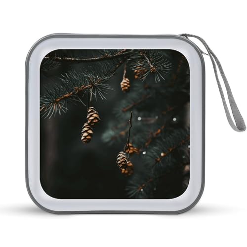 Étui CD de rangement pour 40 DVD rigide et antichoc avec fermeture