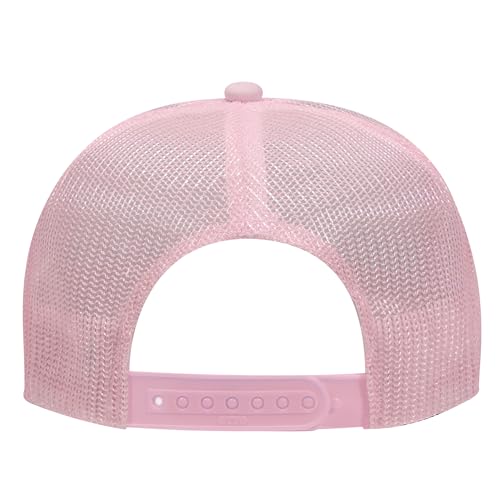 Image of OTTO Polyester Foam Front 5 Panel High Crown Mesh Back Trucker Hats in 97, Bulk, Wholesale