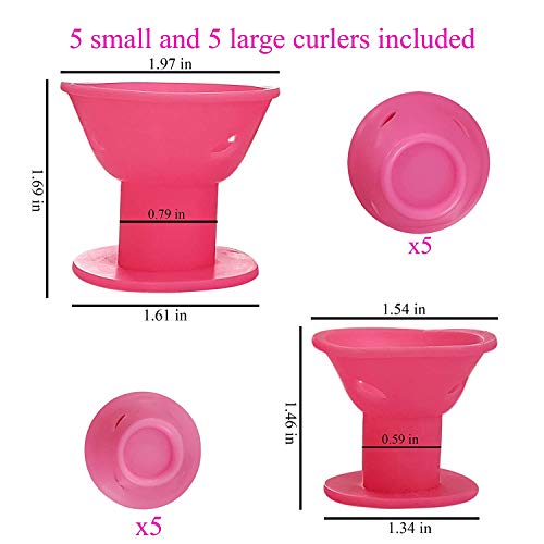 Bonnet Hair Dryer Hood With Silicone Hair Curlers-Soft Hooded Hair Dryer Bonnet With Long Hose For Relax,Speeds Drying,Easy For Drying,Styling,Curling&Deep Conditioning Fits All Head&Hair Sizes #TOP2