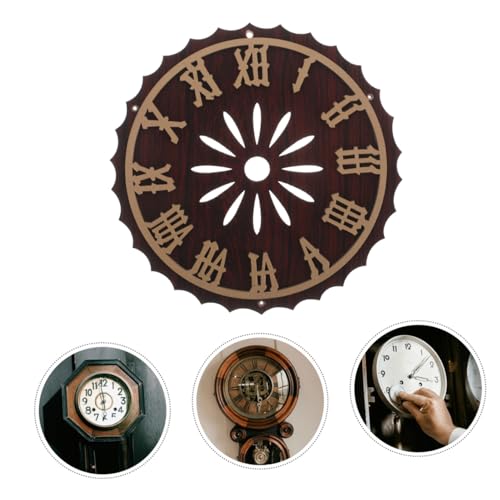 Dial Práctico para Reloj de Pared Vintage con Acabado Detallado de Números Romanos 6