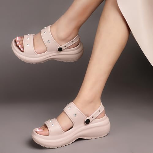 Image of TRASE Clogs Double Strap for Women | Back Strap Stylish | Comfortable, Light Weight Stylish | Anti-Skid | Everyday & Waterproof Use Mules