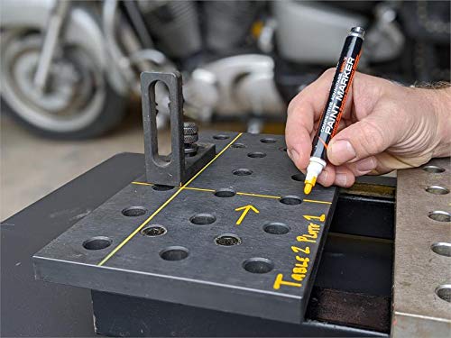 Competitive Advantage Enamel Paint Markers Mpd, Gray Medium 2Mm - 1 Pack Permanent Markers, Make Permanent Marks On Metal, Glass, Rubber, Plastic & More, Waterproof Uv Resistant #TOP5