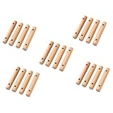 UPKOCH 5 Sätze Zeltspanner Leichte Abspannseile Für Outdoor Verstellbare Holzbuckle Für Campingzelte Und Pavillons Optimal Für Spannen Und Fixieren Von Zeltseilen 4 Stücke * 5