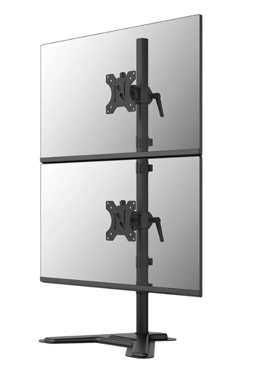 Double bras articulé Neomounts pour table inclinaison et rotation 2 TFT