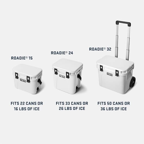 Image of YETI Roadie 24 2.0 Hard Cooler with DoubleDuty Shoulder Strap and Drain Plug