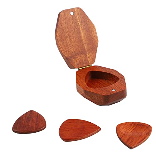 Pwshymi Porte-médiator de Guitare, Petit étui de médiator de Guitare Robuste, Traitement détaillé des Bords en Bois pour la Performance - Les Beatles, Paul McCartney, John Lennon, RIngo Starr, George Harrison Pwshymi Porte-médiator de Guitare, Petit étui de médiator de Guitare Robuste, Traitement détaillé des Bords en Bois pour la Performance