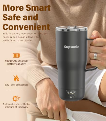 Supsonic 20oz Rechargeable Heated Mug