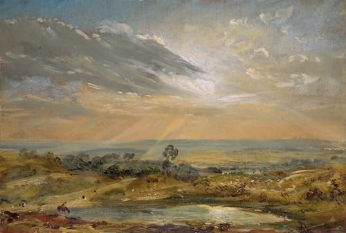 Tableau Étang Branch Hill Hampstead par John Constable - Toile Déco 60x90cm