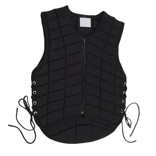 Sxhlseller Gilet équestre, Gilet de Protection d'équitation avec Rembourrage étendu et Fermeture...