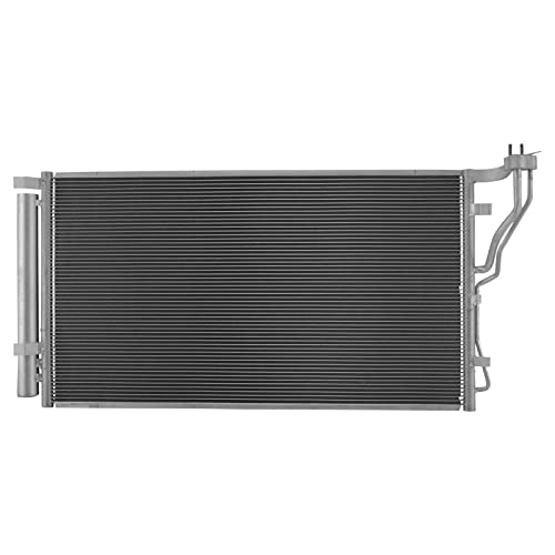 Image of TRQ A /C Condenser and Receiver Drier Assembly Compatible with 11-15 Kia Optima L4 2.4L 12-14 Hyundai Azera 11-13 Sonata L4 2.4L
