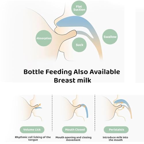 Image of StarAndDaisy Bottle with Anti-Colic Wide Neck Natura Flow and Sipper, Bottle for 6-12 Month Baby- 240ml