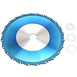 APTO PARA: Esta hoja de sierra circular es adecuada para cortar madera, plástico, baldosas, aluminio, hierro, acero, metales no ferrosos, etc.