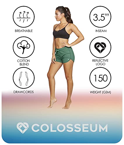 Image of Colosseum Active Women's Simone Cotton Blend Yoga and Running Shorts