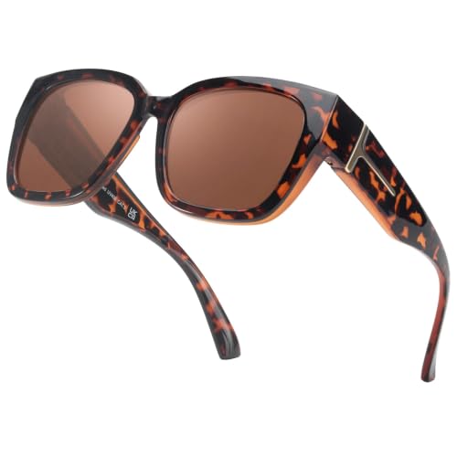 FIMILU Polarized Sunglasses Fit Over Glasses for Women Tor