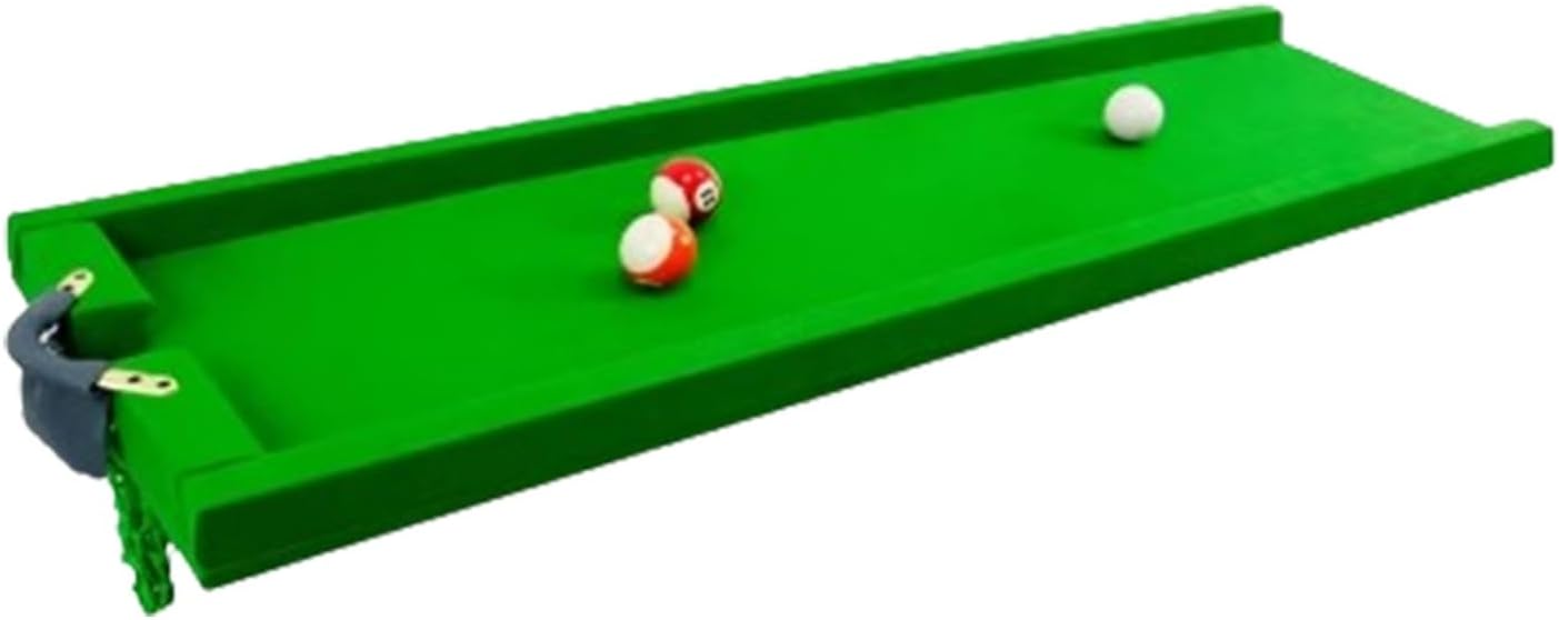 Portable Pool Table, Lightweight Sturdy Billiard Table with Complete Accessories, Space-Saving Game Table for Indoor Outdoor Family Game Night, Apartment & Small Space Entertainment