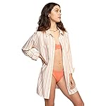 RVCA Womens Solstice Button Up CoverupSwimwear Cover Up - Image 3