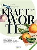 Kraftworte 2026: Literarischer Wochenkalender * 1 Woche 1 Seite * 24 x 32 cm * Klimaneutrale Produktion