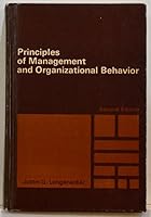 Principles of management and organizational behavior 067509576X Book Cover