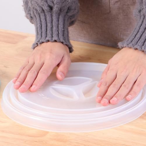 Tapa de silicona para microondas con diseño colapsable multiusos 4