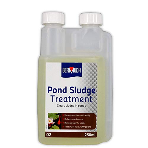 Bermuda Pond Sludge Treatment 250ml Removes Silt, Debris, Dead Algae