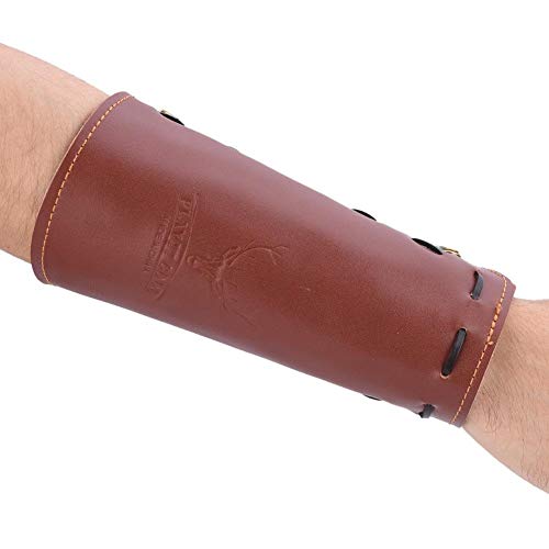 Hoseten Archery Armguard, Arm Guards For Archery Leather Bracers Leather Arm Guards, For Adolescent For Children Protective Gear #TOP5