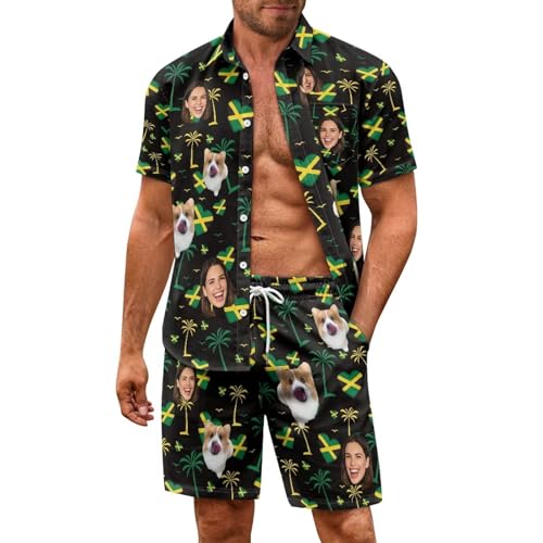 Mens 2 Piece Outfits/Women's Bikini Sets,Custom Face Swimsuits,XS-3XL3