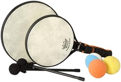 REMO Paddle Drum Set, 8"-10" Diameters (Includes 2 Mallets, 3 Balls)