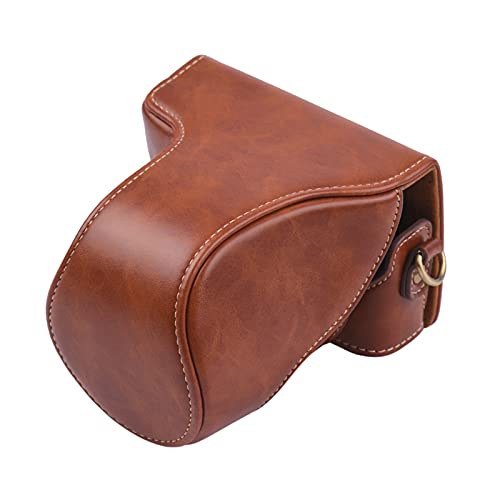 Funda de piel sintética vintage para cámara con correa de repuesto para Canon EOS M100