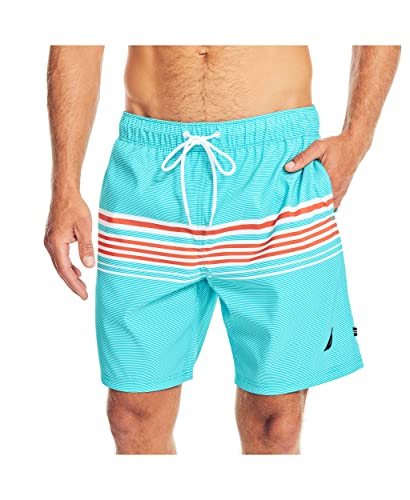 Nautica Sustainably Crafted 6" Striped Swim3