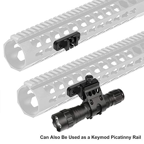 XAegis Keymod GoPro Mount, 2 in 1 Side Gun Rail Mount for GoPro and Keymod Picatinny Rail, 90 Degree Camera Mount for Keymod System - Thumbnail 5