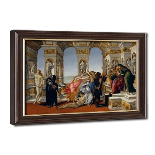 Impression sur toile haut de gamme de Sandro Botticelli avec cadre de suspension robuste