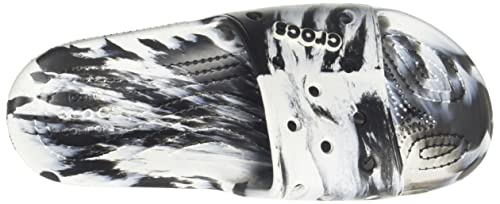 Crocs Classic Chinelo, Unissex Adulto, Multicor (White/Black/Camo), 13 Women/11 Men