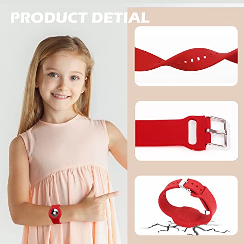 2 Pack Air-tag Wristband Compatible with Apple Air-Tag,Soft Adjustable Air-tag Bracelet - Image 3