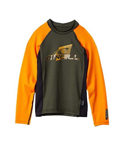 Image of O'Neill Youth Premium Skins Long Sleeve Rashguard, UPF 50+ Sun and Rash Protection, Buttery Soft Tight Fit
