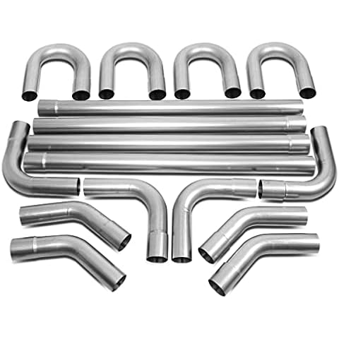 DNA MOTORING Mandrel Exhaust Pipe Kit Cover