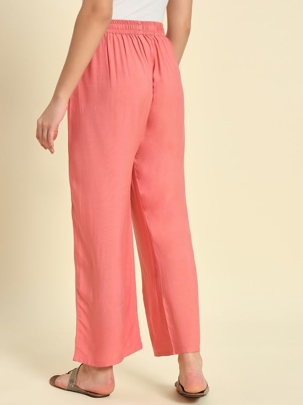 Image of Soft Colors Women Regular Fit Pocket Palazzo