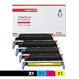  NOPAN-INK - Toner x4 - C9720A + C9721A + C9723A + C9722A (Noir + Cyan + Magenta + Jaune) - Compatible pour HP Color LaserJet 46