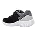 Skechers Kids Bounder Sneaker, Black/Silver, 8 Toddler