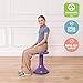 ECR4Kids ACE Active Core Engagement Wobble Stool, 18-Inch Seat Height, Flexible Seating, Eggplant