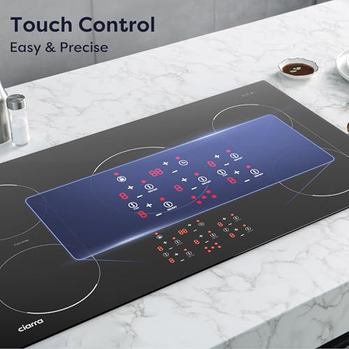 Image of CDV 36 Inch Induction Cooktop 5 Burners 9600W