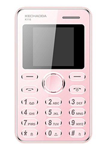 Kechaoda K116 1.44 inch QQVGA Display Sim Card Size GSM Single SIM Keypad Mobile (Corel Pink)