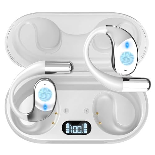 Écouteurs de traduction AI en temps réel, 144 langues, écouteurs Bluetooth 3 en 1 sans fil, dispositif de traduction pour voyage et affaires, compatible avec iOS et Android, blanc