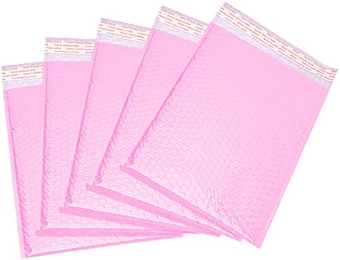 50Pcs Padded Bubble Envelopes Packapro, 120*210mm Bubble Mailers Bags for Shipping/Packing/mailing CD DVD, Purple Package Bags for Small Business Packing Gift