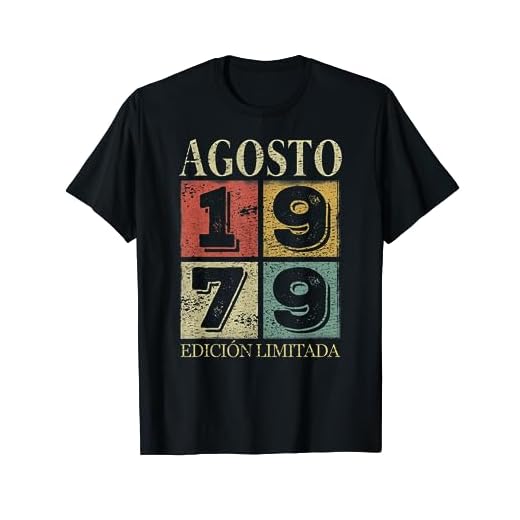 Agosto 1979 Cumpleaños nacen en Agosto De 1979 Regalo Camiseta