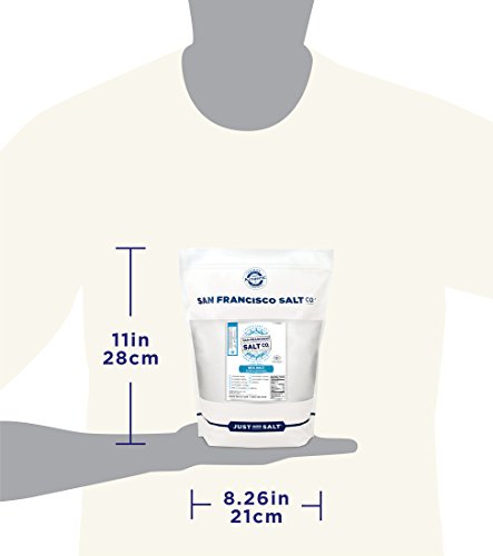 Pacific Ocean Gourmet Sea Salt - 5 Lbs. Bulk Medium Coarse Grain By San Francisco Salt Company #TOP7